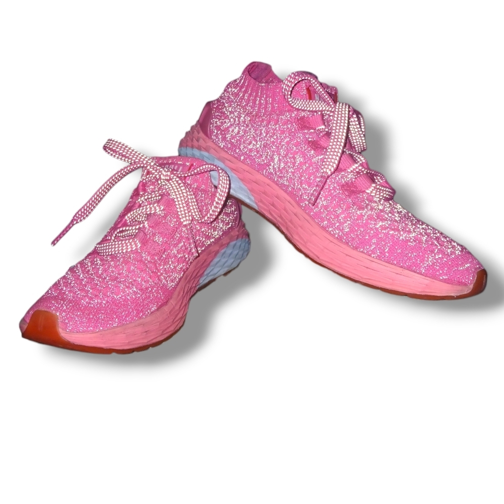Pre-loved NOBULL All-day Knit Fuschia Sneakers, Size 7.5